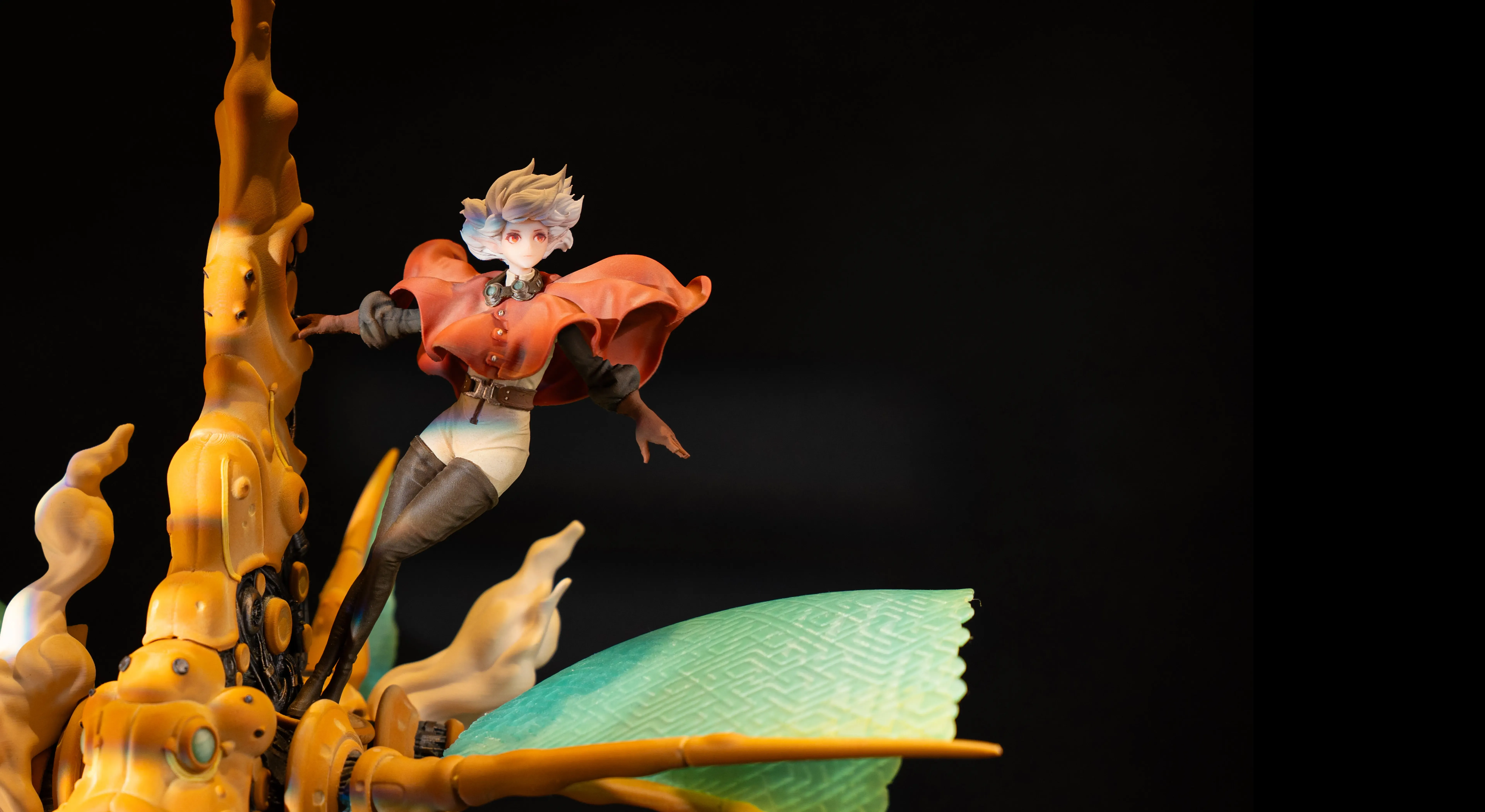 Figura multicolor impresa con la Bambu Lab X2D